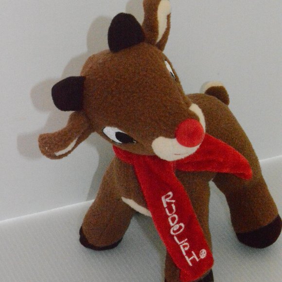 Dan Dee Rudolph Plush Christmas Lovey Soft Toy 9" - Picture 2 of 9
